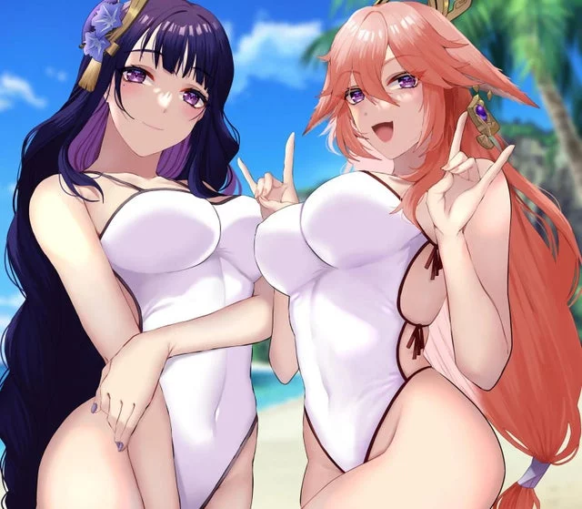 its a hot day, and everyone decided to go to the beach and your two best friends dressed in the slutiest outfit they could fine leading to this. 