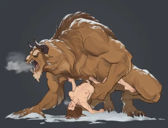 Belle and the Beast are bonding just fine [Beauty and the Beast] (ShrewHub)
