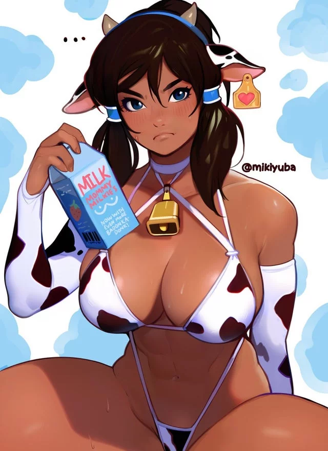 Cow girl Korra - [Avatar: The Last Airbender] (Mikiyuba)