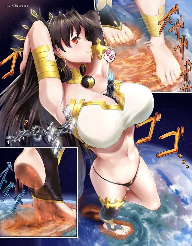 Ishtar stomping the planet