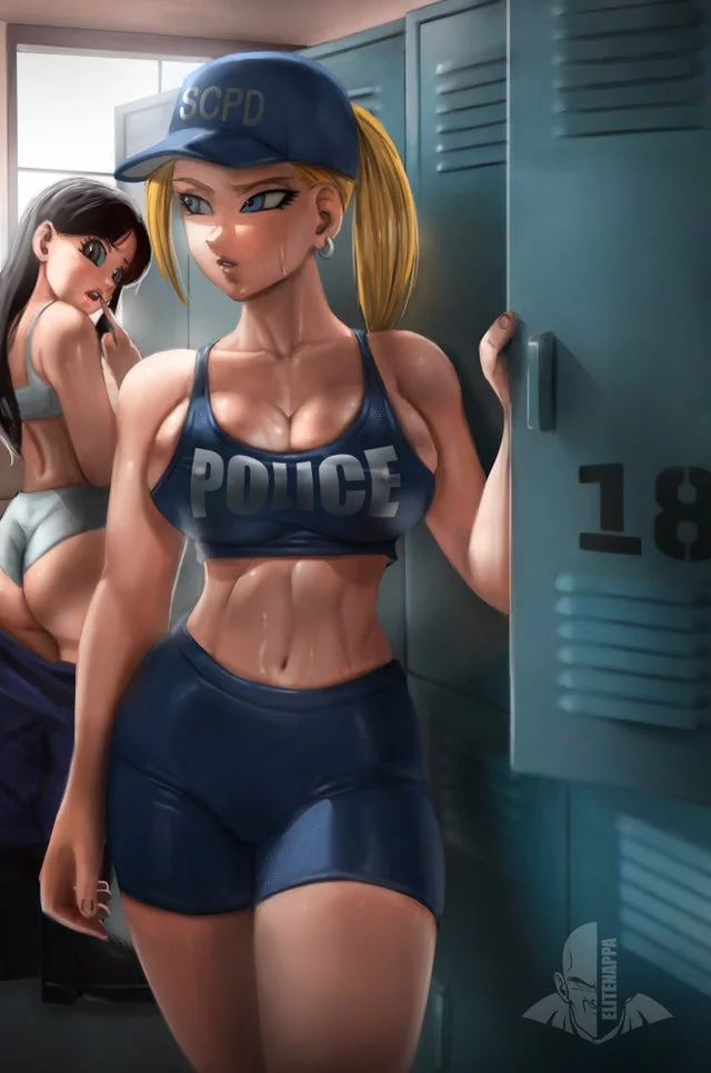 Android 18 at the gym (Elitenappa) [Dragon Ball]r