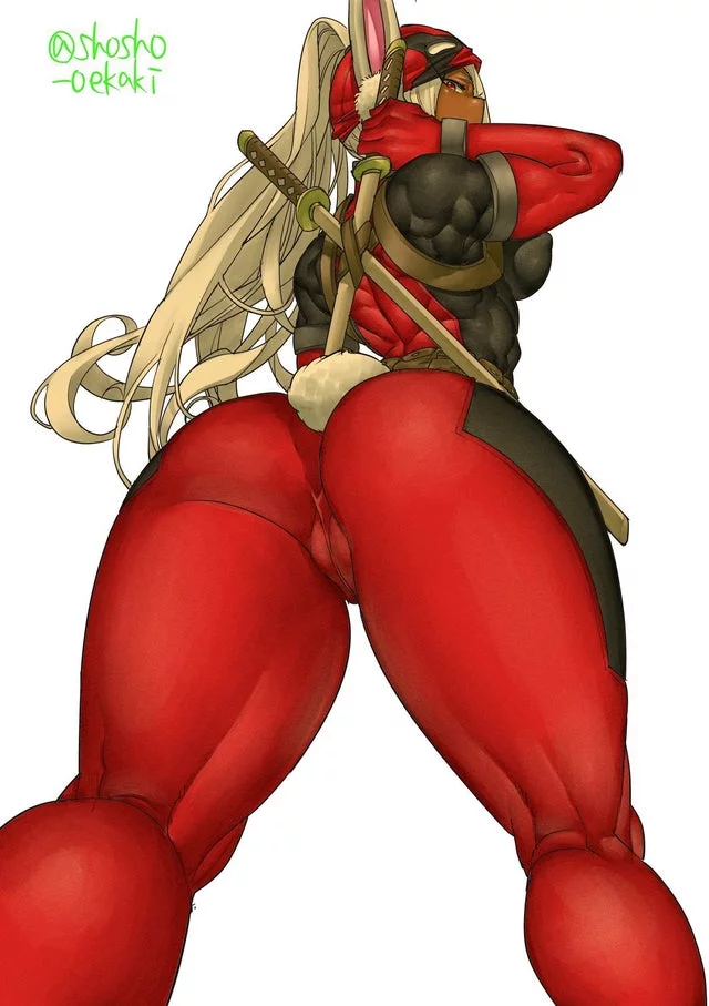 Lady Deadpool Mirko Booty (Shosho Oekaki) [My Hero Academia/ Marvel]