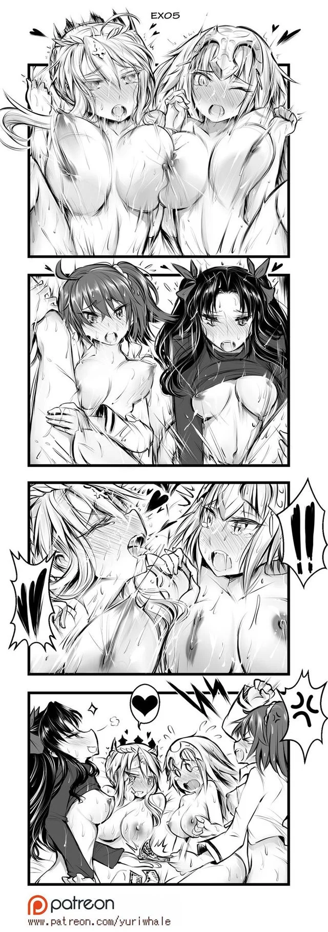 Who can make their lover orgasm fastest? (YuriWhale) [Fate]