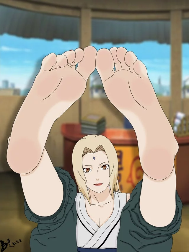 Let's jerk off to (Tsunade) and (Naruto) feet!