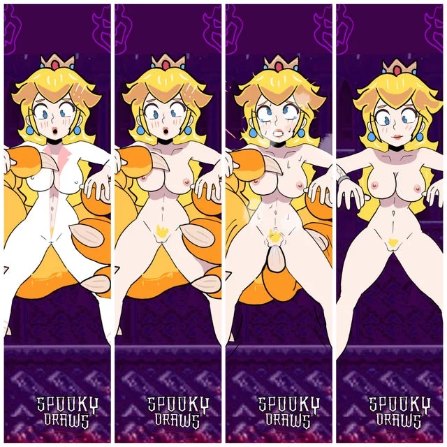 Princess Peach (SpookyDrawNsfw) [Mario Bros]
