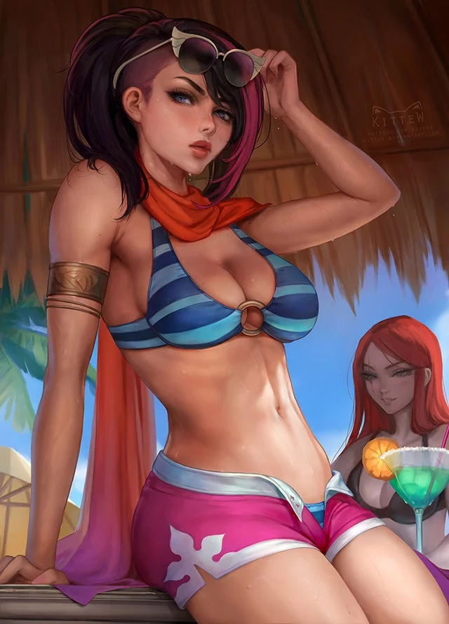 someone wanna talk and jerk off to Fiora from (League of Legends)?