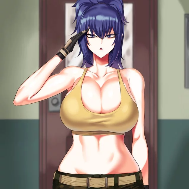 Have you guys ever imagined what Paizuri from (Leona Heidern) would be like?