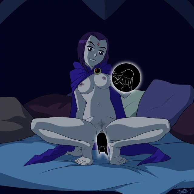 Raven using her powers for some fun (Teen Titans) [Mattie V]