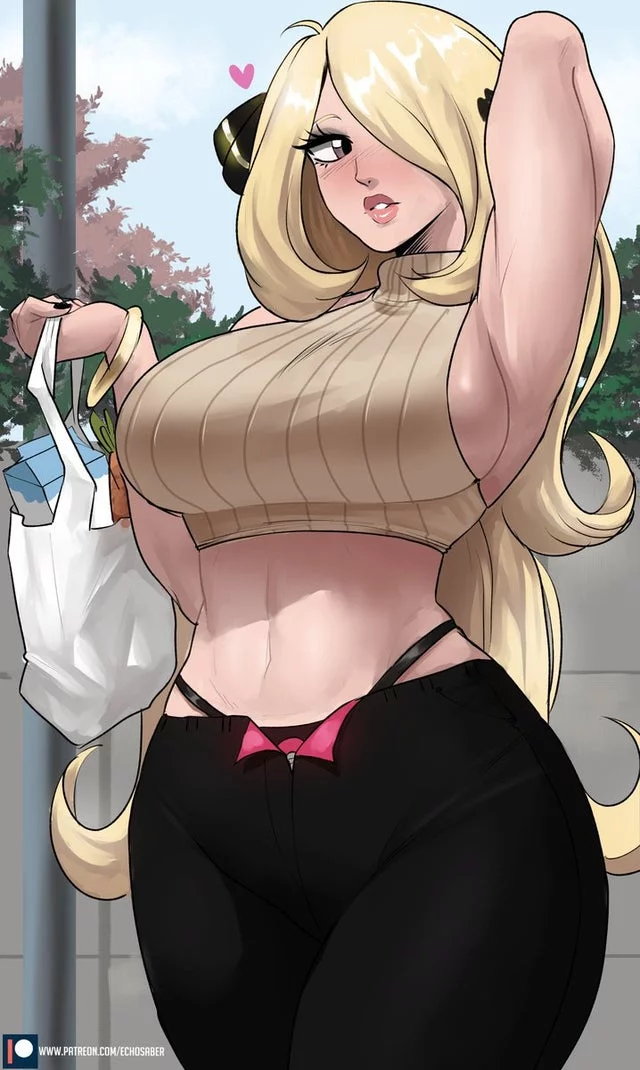 Cynthia goes shopping for milk! (Echo Saber) [Pokemon]
