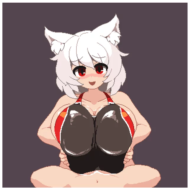 could you resist cumming from (momiji)’s tits?
