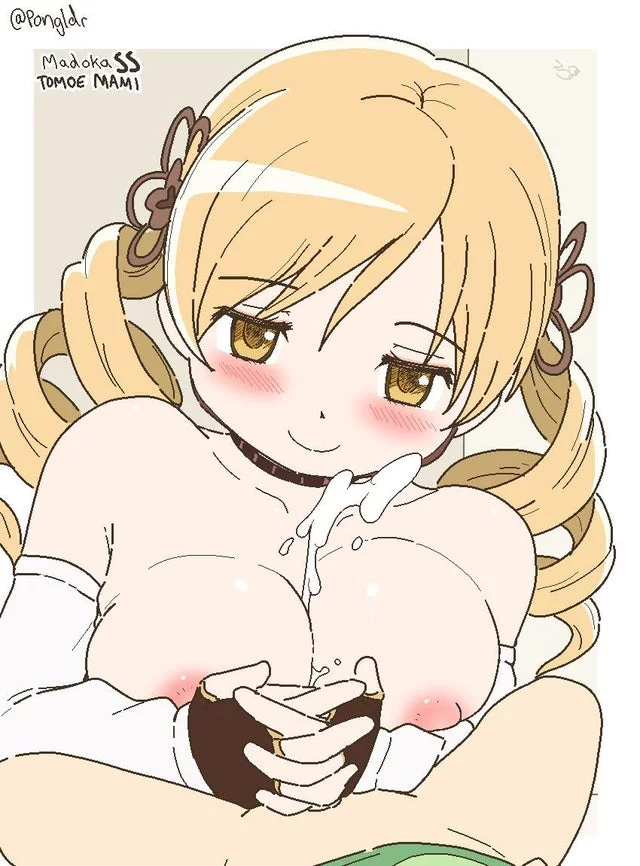 Although I haven't watched (Madoka Magica), I just wish to fuck (Tomoe Mami) huge breasts!