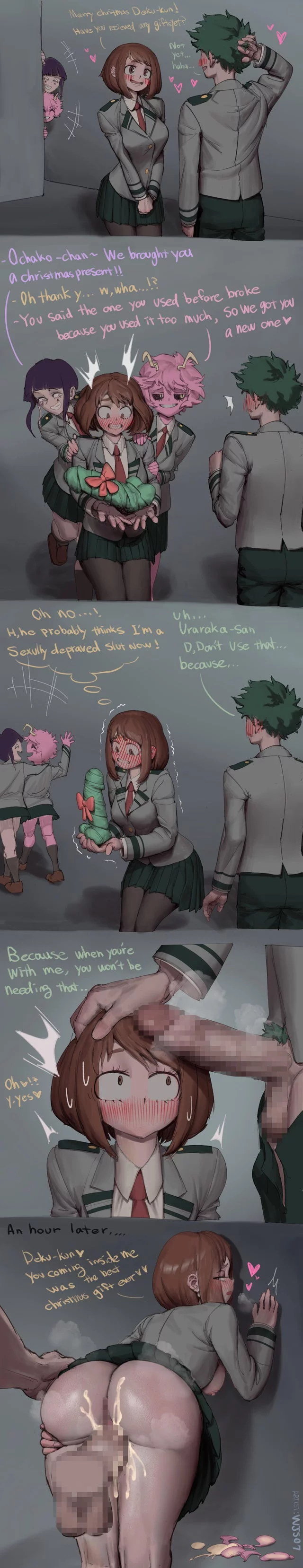 Christmas prank gone RIGHT, gone sexual (wjs07) [My Hero Academia]