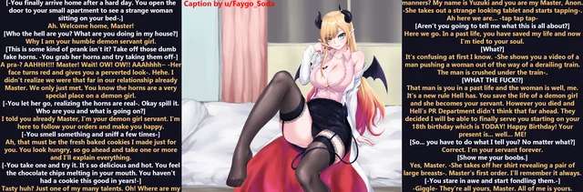 A Very Unusual Surprise. [Demon Servant Yuzuki 1][Demon Girl][Servant][Large Breasts]