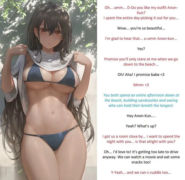 Your girlfriend wants your attention only. Anon part 4 [Wholesome] [Vanilla] [MalePOV] [Shy]