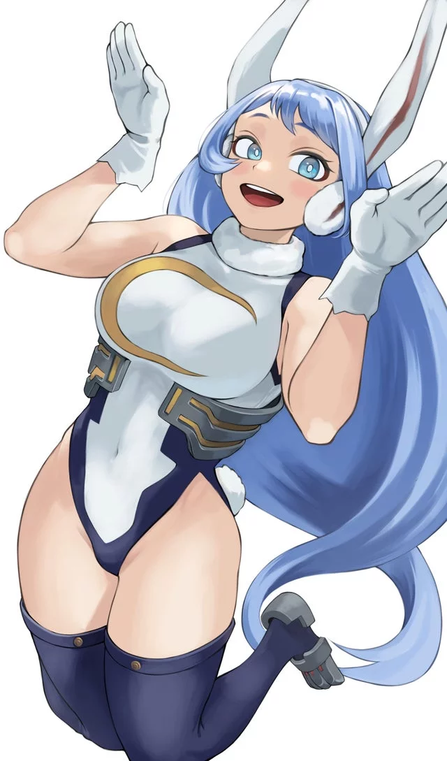 I want to have this much fun with (Nejire), especially as a bunny gal.