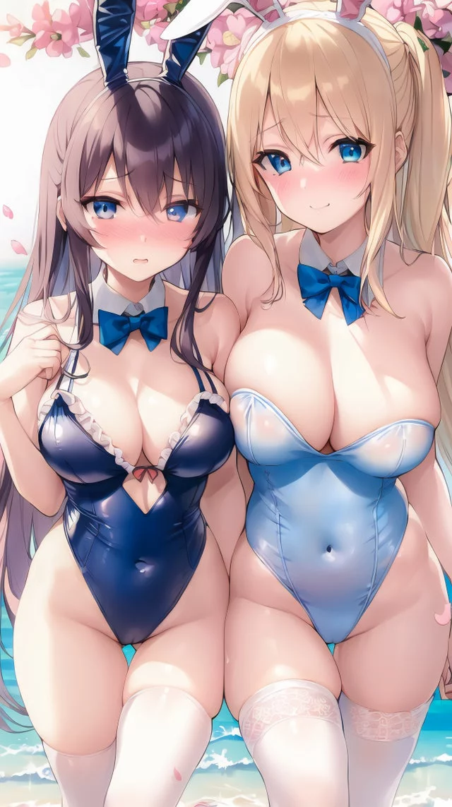 2 Bunny Girls [AI Generated]