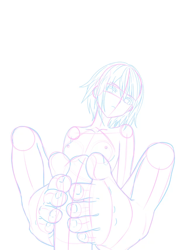 xion from kingdom hearts footjob sketch - by me
