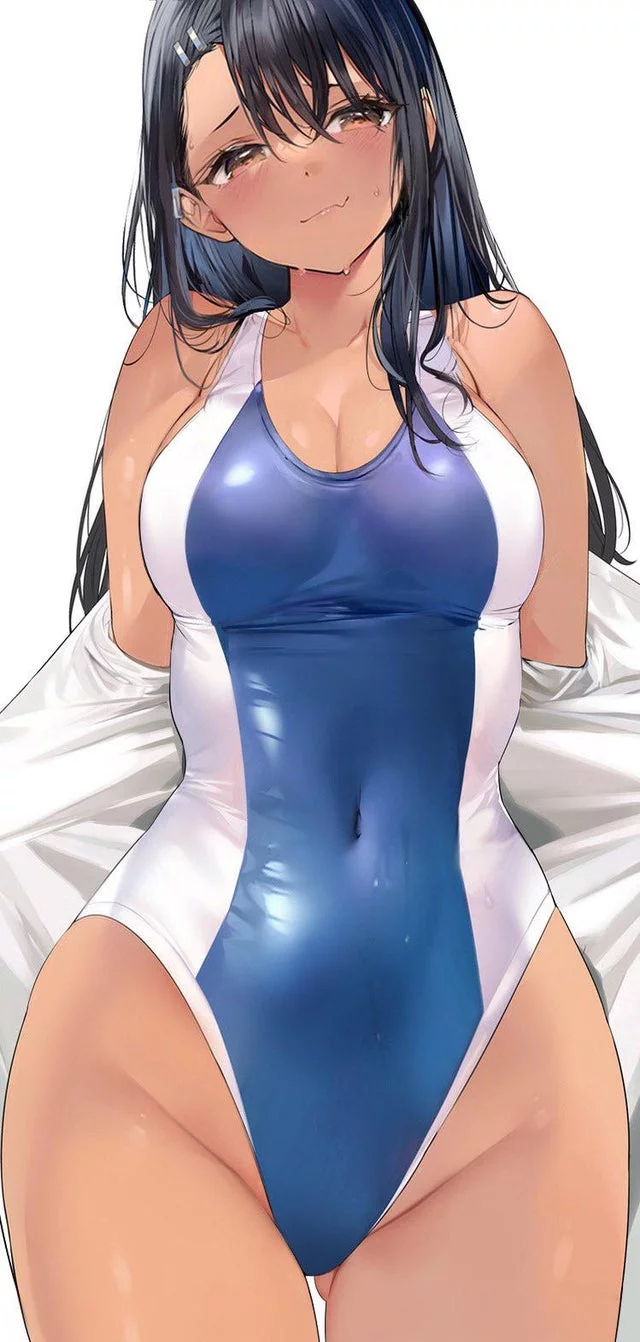 I wanna pull (Nagatoro's) swimsuit off and fuck her pussy hard and rough