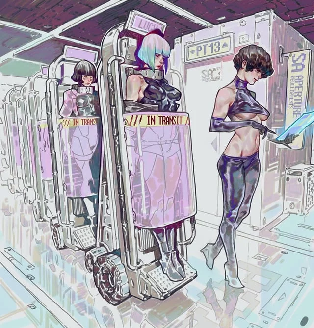 Lucy (CP2077) in the Sex-Arcade - Part 1/3 [Sabu]