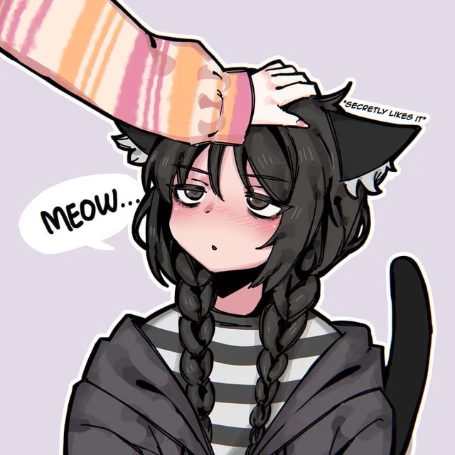 I want to be your cute cat girlfriend who’s bad at expressing her feelings~