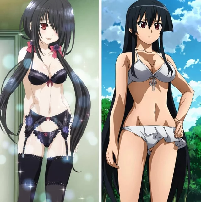 Better Boobies: Kurumi tokisaki vs Akame