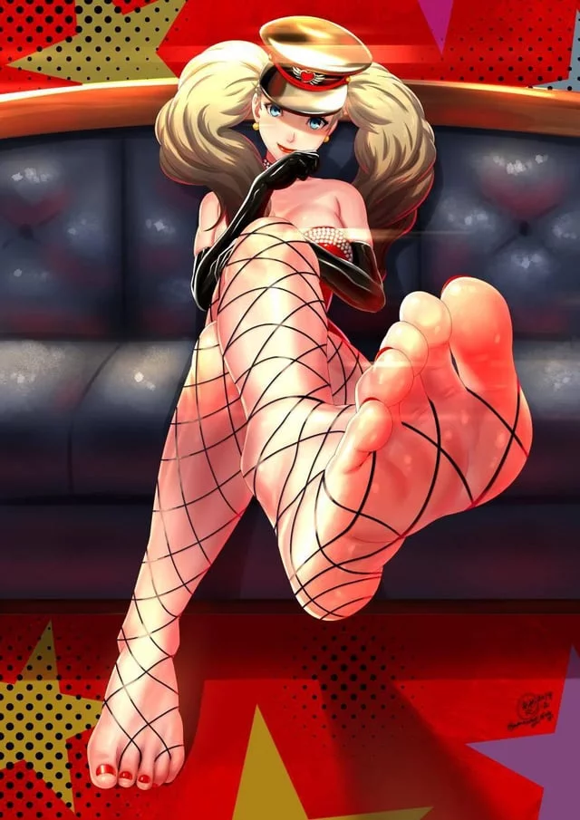 Love some fishnets and feet (persona)
