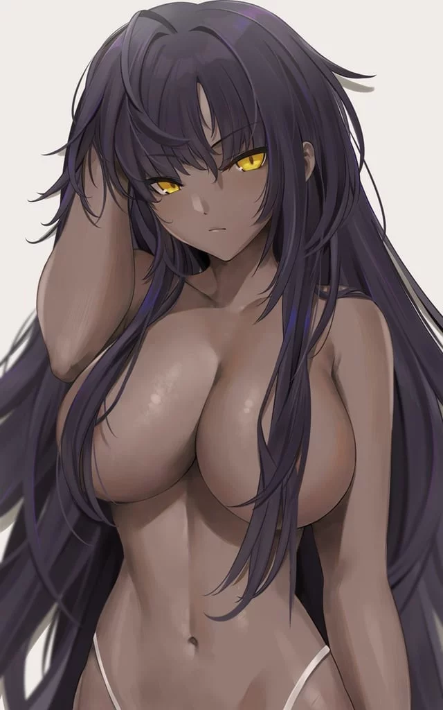 Karin waking up topless