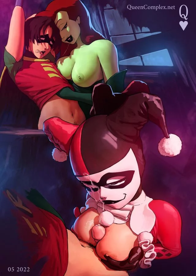 Harley and Ivy torturing Robin [DC] (QueenComplex)