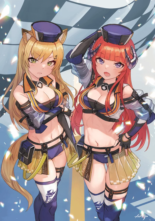 Race Queen Horn & Bagpipe (by arpeggio kaga) [Arknights]
