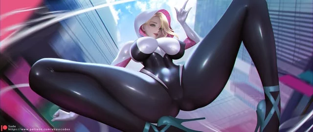 Spidergwen Shiny Suit From Below (Sade Abyss) [Marvel]