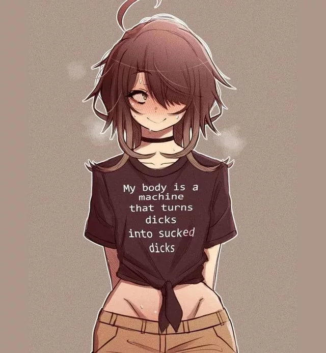 “For once being flat is a good thing~ everyone in this cafe can read my shirt!” (I want to be a petite girl who can’t resist a blowjob)