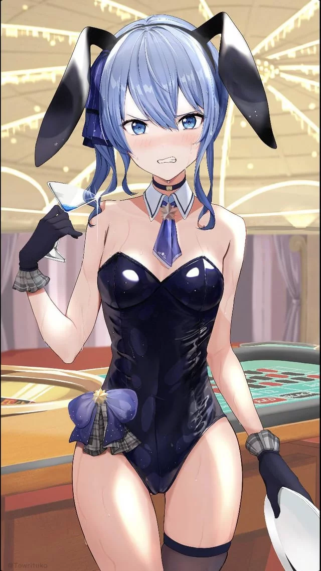 D-Do I really have wear this damn thing?! (I want to your pet which you decided to bring to a casino.)