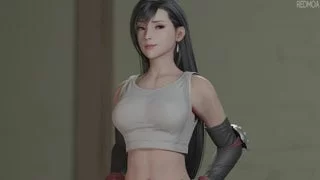 Tifa Lockhart foot job