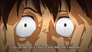 Evangelion reference in hentai?