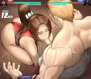 Mai Shiranui blowjob combo (EroDrunky) [The King of Fighters]