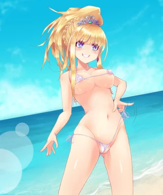 I want to dress like a slut whenever I go to the beach~