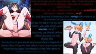 Femboy Dating: Round 1 [Femboy/Trap Dating Website feat. Genderbent Raven, Supergirl, Poison Ivy, Harley Quinn, and Wonder Woman] [Link, too] [Mix of Wholesome, Spunky, Kuudere, and Tsundere Options] [Ment. Slight Magical BDSM] [Threesome Option(s)] [Implied Sequel] Artist is [bdone]