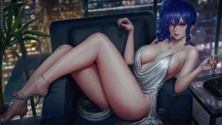 I want to seduce and arouse my partner after a fun yet stressful party~