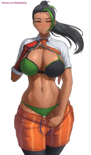 Nemona teases [Pokemon] (SuperBusty)