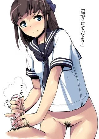 hmm? what is it?~ are you going to cum?~ im glaaaad!~ please, cum in my panties~