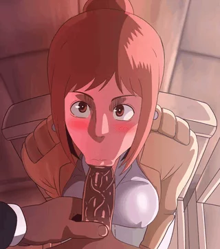 Sasha tasting new world meat