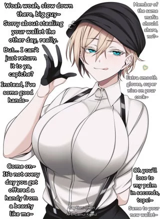 Handy Return [Thief] ["Street" Talk] [Huge Bandonkas] [Offered Handjob] [Uh Oh]