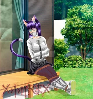 looks like this kitten won't be going stray anymore~