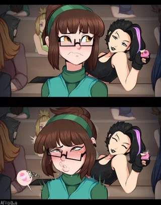 I want to be treated like Steph in this comic bullied and blackmailed by a futa till I'm her cock slut