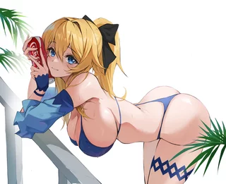 Jean with coca cola (悖论parapa) [Genshin Impact]