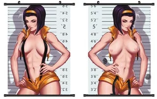 The mugshot of Faye Valentine