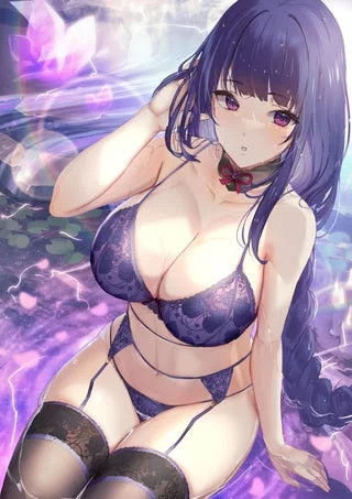 Purple Lingerie Raiden