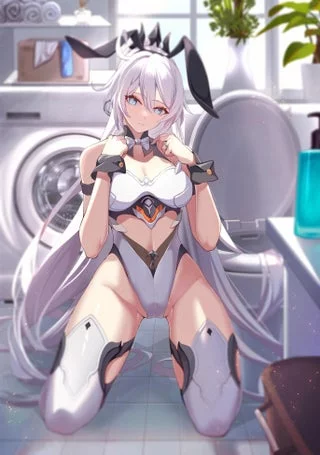 How do I look in my Mecha armor without the bodysuit? Wait, why are you looking at me like that. (I want to cosplay, that's all to it.)