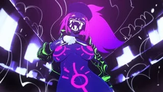 Akali pulling up her shirt