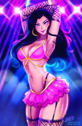 Asami at the rave [Avatar] (Iahfy)